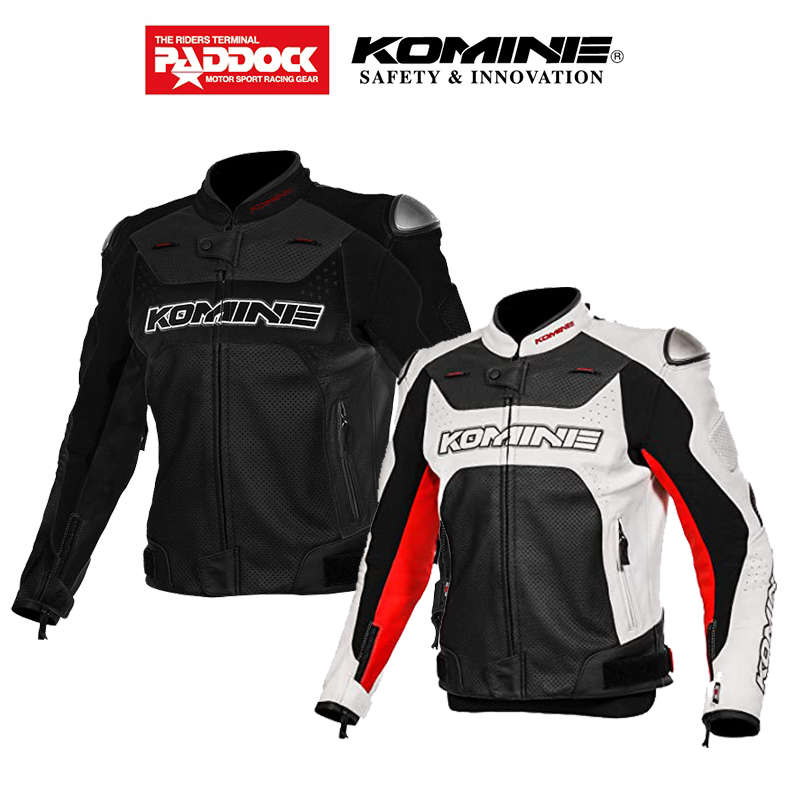 Komine เสื้อหนังรุ่น LJ535 พร้อมการ์ด 7 จุด
