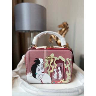 พร้อมส่ง แท้💯 COACH  DISNEY X COACH BOX CROSSBODY CC377