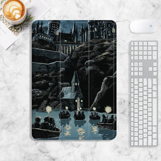 harry potter เคส iPad 10.2 gen 7/8/9 เคสไอแพด mini4/5/6 air 1/2/3/4/5 เคสซิลิโคน มีที่ใส่ปากกา 2022 pro11 gen10 case