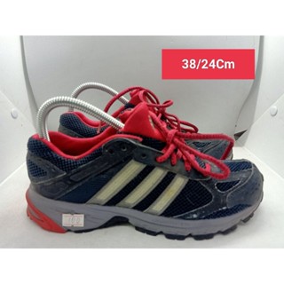 Adidas Size 38 ยาว 24 รองเท้ามือสอง ผู้หญิง ผู้ชาย ผ้าใบ แฟชั่น ทำงาน ลำลอง เดิน  เที่ยว วิ่ง ออกกำลังกาย