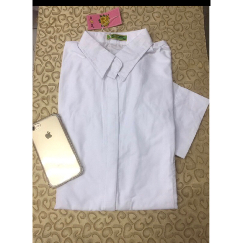 เสื้อปกลายแขนสามส่วนมีไซด์34-46สาวอวบใส่ได้ค่ะนขอบคุณ