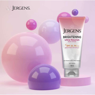 Jergens Brightening Ultra Nourish Body Serum 150ml SPF25 โลชั่นกันแดด เจอเก้น เจอร์เก้นส์ เซรั่ม บำรุงผิวกาย ไม่เหนียว