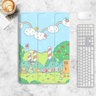 cartoon graffiti เคส iPad air1/2/3/4/5 mini4/5/6 เคสไอแพด 10.2 gen7/8/9 gen10 เคสซิลิโคน มีที่ใส่ปากกา pro11 2022 case