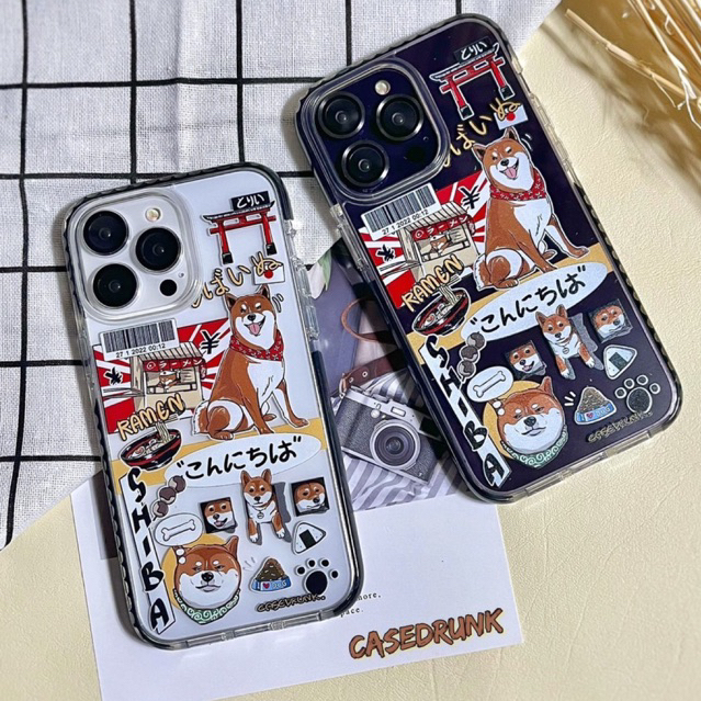 🔥🇹🇭(Premium) Impact Bumper Case Shiba เคสสำหรับไอโฟน 14Promax 14Pro 14Plus 14 13Promax 13Pro 13 12Promax 12PRO 12 11