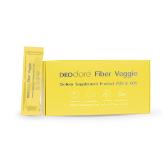 DEOdore Fiber Veggie FOS&amp;XOS ไฟเบอร์เวจจี้ขับถ่ายดี 1 กล่อง