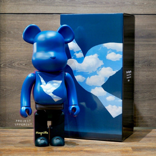 BE@RBRICK 1000% René Magritte "Loiseau de ciel 1965/La belle societe 1965" [New]