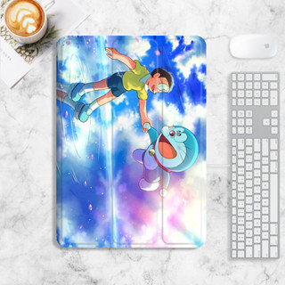 Doraemon เคส iPad 10.2 gen 7/8/9 gen10 เคสไอแพด mini1/2/3/4/5/6 air 4/5 เคสซิลิโคน มีที่ใส่ปากกา 2021 2022 pro11 case