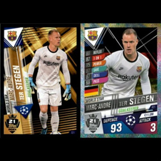 Marc-André ter Stegen (FC Barcelona) W21.  MATCH ATTAX 101 2019/20 - WORLD STAR