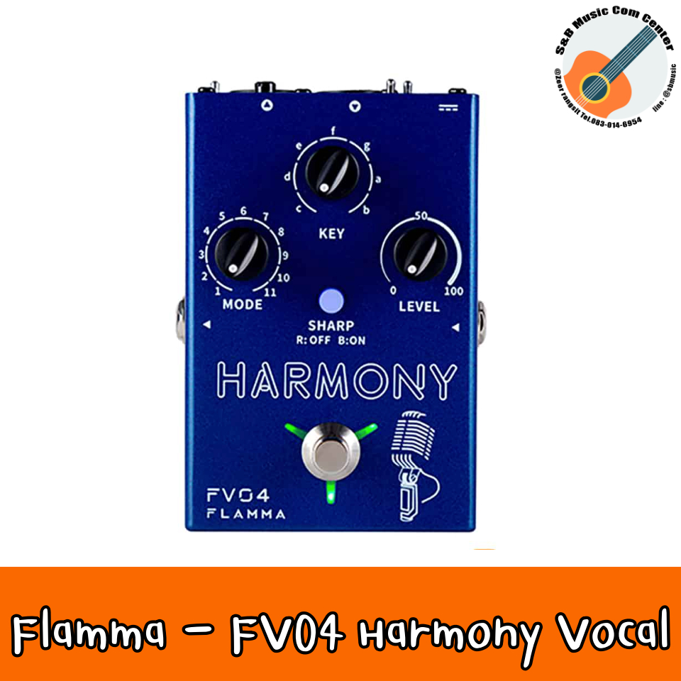 Flamma FV04 Harmony Vocal เอฟเฟคร้อง Vocal Effects