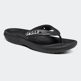 CROCS Classic Flip Black ใส่สบาย รองเท้าแตะ คร็อคส์ แท้ รุ่นฮิต ได้ทั้งชายหญิง รองเท้าเพื่อสุขภาพ