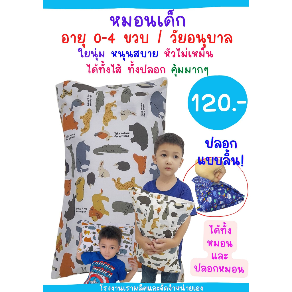 เฉพาะปลอกหมอน 3 ขนาดมีหลายลาย ขนาด12x19 /15x22นิ้ว/มาตรฐาน cotton