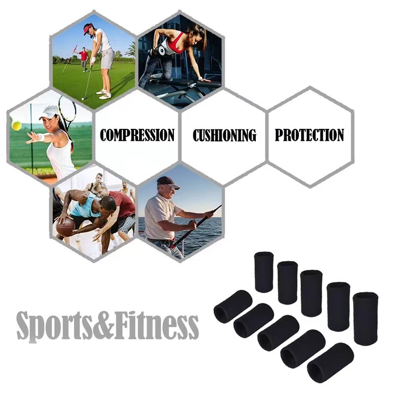 10 ชิ้น ปลอกสวมนิ้วหัวแม่มือ แบบยืดหยุ่น บรรเทาอาการปวดนิ้วหัวแม่มือ ข้ออักเสบ สําหรับเล่นกีฬาบาสเก็ตบอล - รูปที่ 6