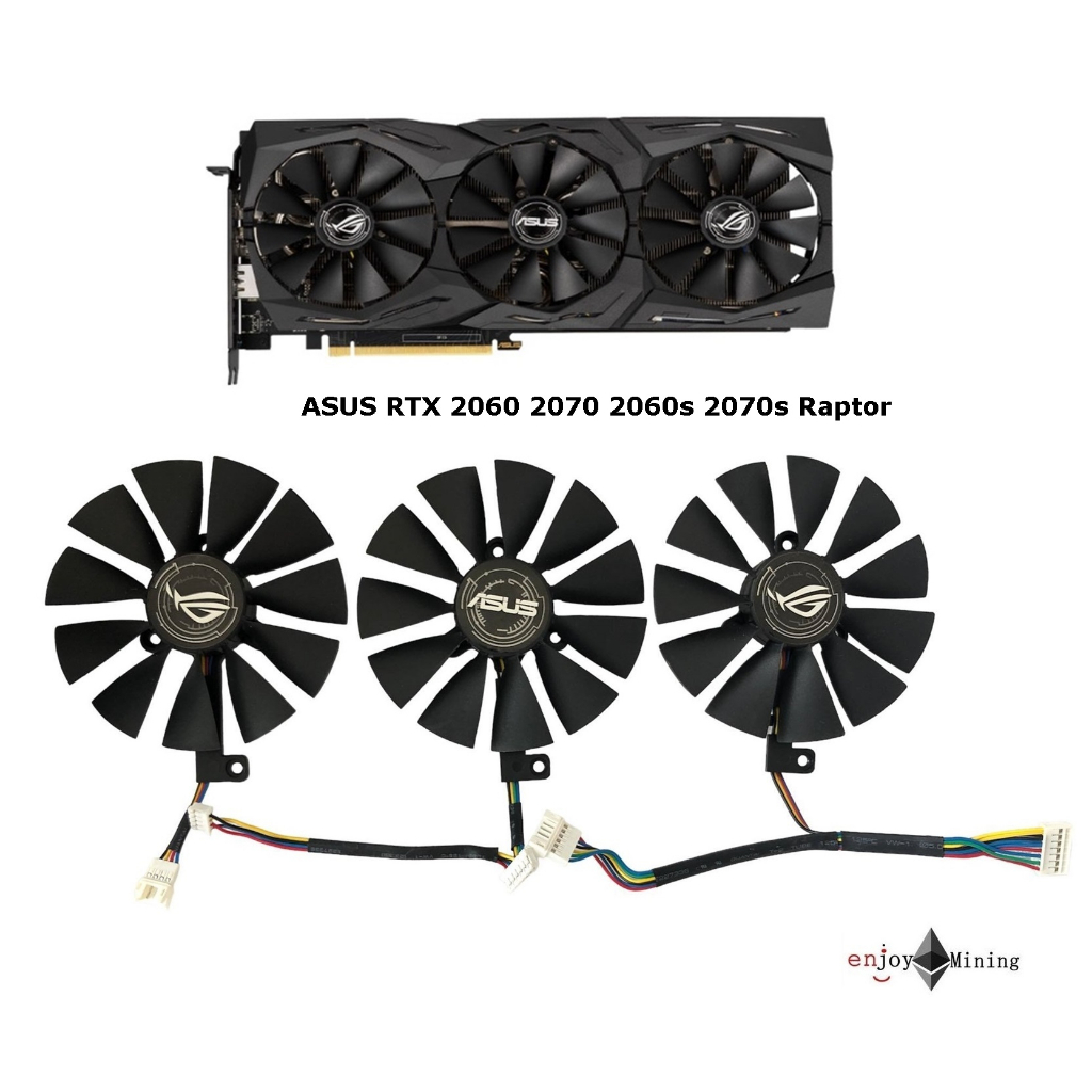 พัดลมการ์ดจอ ASUS RTX 2060 2070 Raptor (FDC10U12S9-C)