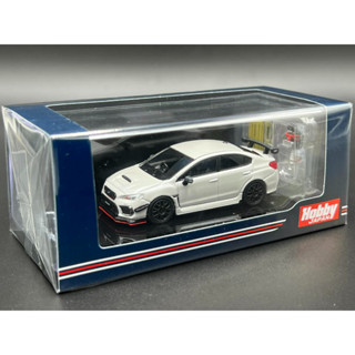 Hobby JAPAN  SUBARU WRX STI RA-R FULL-OPTION / With Engine Display model Crystal White Pearl