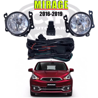 1000 ไฟสปอร์ตไลท์/ไฟตัดหมอก Mitsubishi Mirage ปี 2016-2019 อย่างดี กันน้ำ