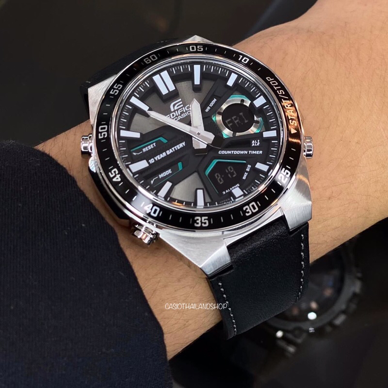[สอบถามสต็อกก่อนกดสั่ง]🎁CASIO EDIFICE EFV-C110L-1A ของแท้ 100% ประกัน 1 ปี