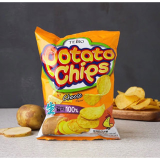 teiro potato chips cheese 60g.มันฝรั่งทอดกรอบรสชีส นำเข้าจากมาเลเซีย🇲🇾