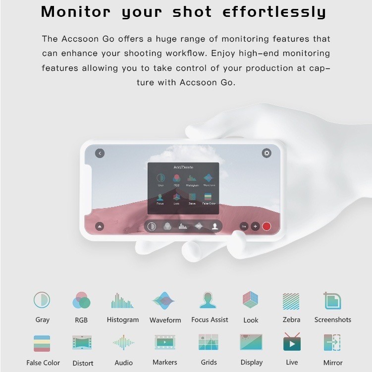 Accsoon CineView HE Wireless Video Transmitter & Receiver เครื่องส่งสัญญาณภาพไร้สาย ส่งได้ไกล 350 เมตร ดีเลย์ต่ำ 60ms