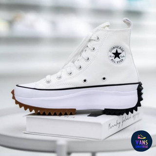 [ของแท้ ส่งฟรี จากไทย] CONVERSE RUN STAR HIKE HI "WHITE"