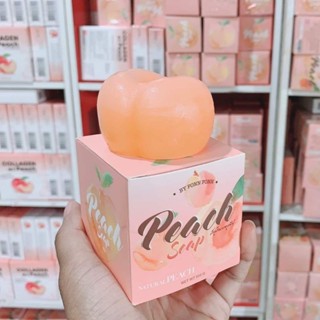 สบู่น้ำนมลูกพีช🍑🍑🍑 PeachSoap สบู่พีชผิวใส