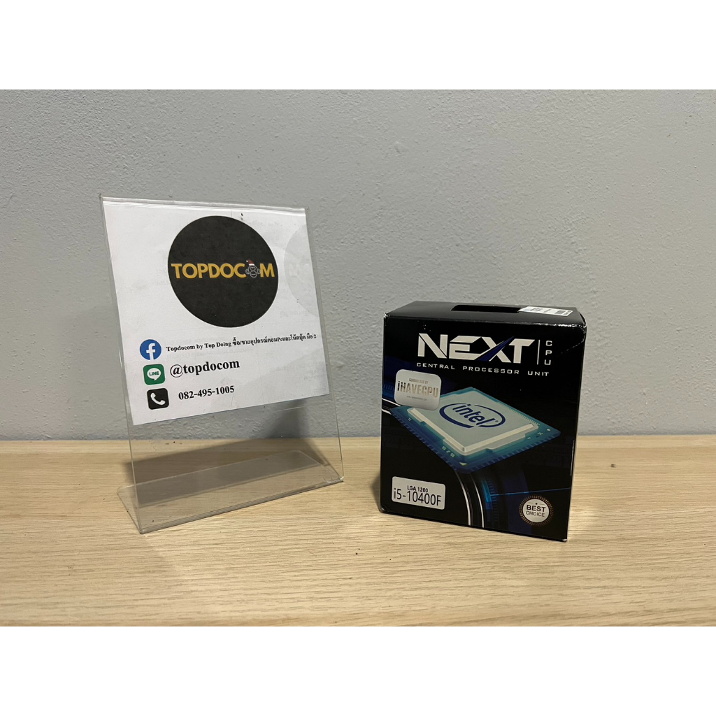 มีสินค้าพร้อมส่ง CPU I5 10400F กล่อง Next (สินค้ามือสอง/มีประกันศูนย์)