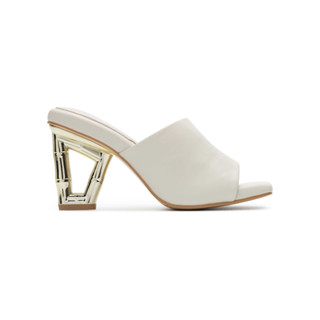 SHU BEDDY WALK 3" SLIDE MULE - WHITE CHOC