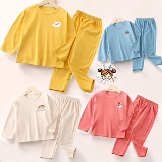 [พร้อมส่ง]ชุดนอนเด็กผ้านุ่มมากกกก แขนขายาว นอนหลับสบาย🥰