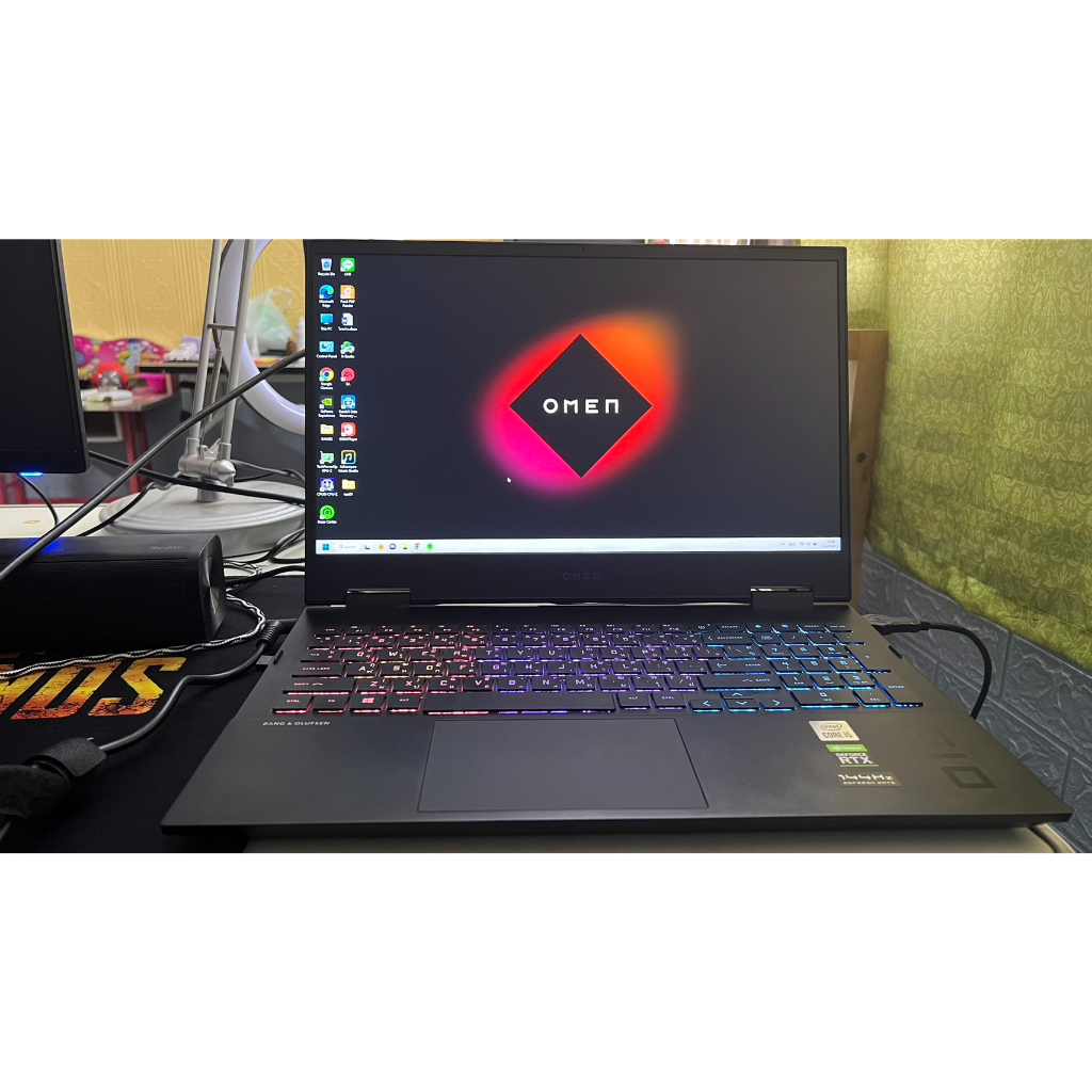 Notebook HP OMEN15 RTX 3060 สภาพสวยมาก จัดไปอย่างถูก HP Laptop