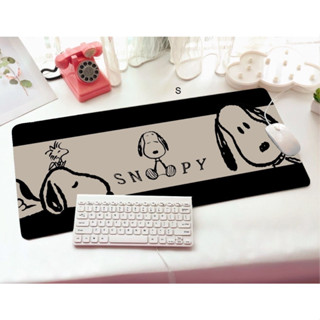 SNOOPY 3F แผ่นรอง คีย์บอร์ด รองคีย์บอร์ด keyboard ลาย SNOOPY 3F ขนาด 30 x 70 cm แผ่นหนานุ่ม มียางกันลื่น ด้านใต้   PMYL