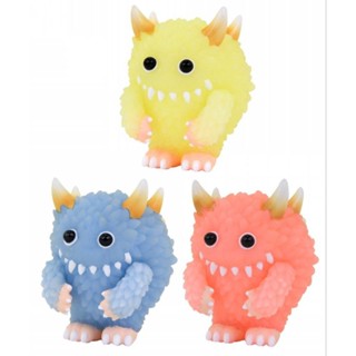 พร้อมส่งMini Monster Fluffy 
Set 3 Color (Pink, Blue, Yellow)
ของใหม่ ไม่แกะซอง