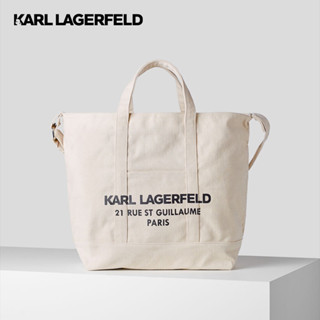 KARL LAGERFELD - RUE ST-GUILLAUME XL CANVAS SHOPPER 230W3018 กระเป๋าถือ