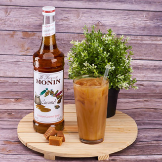 (HomeKoffee) MONIN Caramel Syrup โมนิน ไซรัปคาราเมล บรรจุขวด 700 ml. น้ำเชื่อม MONIN กลิ่น “Caramel”