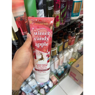 Bath &amp; Body Works Winter Candy Apple Body Cream 226ml. ของแท้