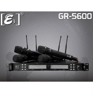 E3 GR-5600 ไมค์ลอย4ด้าม UHF ปรับความถี่