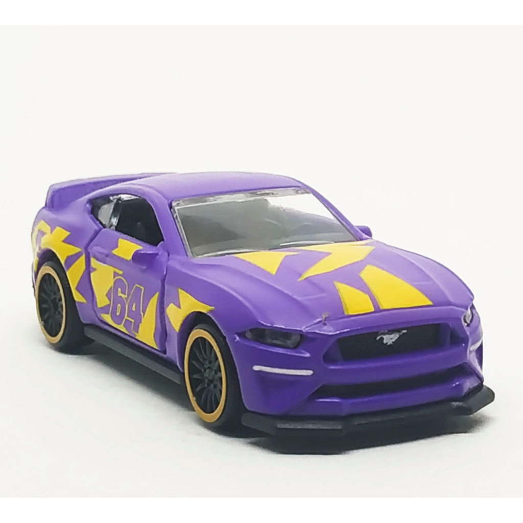 Majorette Ford Mustang GT - Camouflage no.64 Matte Purple Scale 1/64 (8cm) ไม่มี package