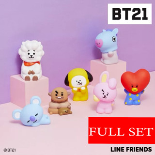 ✅  (ยกเซ็ท) รุ่น1  BT21 Figure Friends BTS 7 characters🇯🇵 ฟิกเกอร์บีทีเอส บีทีทูวัน 7แบบ