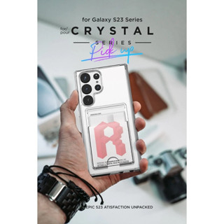 [แท้พร้อมส่ง] VRS DESIGN รุ่น Crystal Pickup เคสกันกระแทกมีที่ใส่บัตร สำหรับ Samsung Galaxy S23 Ultra