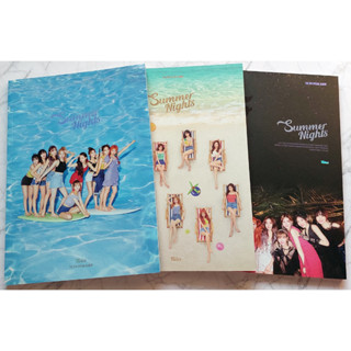 อัลบั้ม TWICE - Summer Nights Album CD สุ่ม Sana Jihyo แกะแล้ว ไม่มีการ์ด ไม่มีโปสเตอร์ พร้อมส่ง Kpop ทไวซ์ ซานะ จีฮโย