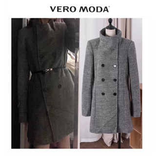 เสื้อโค้ท OVERCOAT โค้ทวูลกันหนาว โค้ทยาว trench coat ❄️แบรนด์✨ VERO MODA✨  แท้💯% (WY1063)