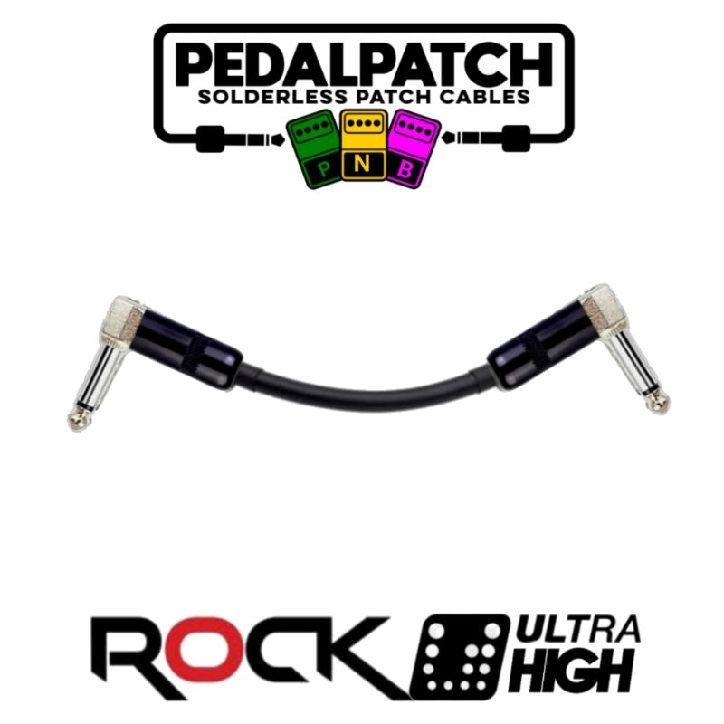 PNB PATCH CABLE สายพ่วงเอฟเฟค รุ่น RIGHT-ANGLE ROCK ULTRA HIGH เลือกแบบสายและความยาวได้