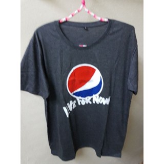 เสื้อยืด PEPSI สีเทาดำ  SIZE M