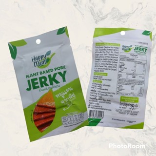 หมูแผ่นเจ หมูแผ่นจากพืช Plant Based Pock Jerky Happy Meat