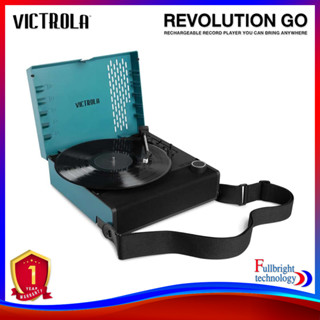 Victrola Revolution GO เครื่องเล่นแผ่นเสียงแบบกระเป๋าเดินทาง รองรับการสตรีมเพลงแบบไร้สาย รับประกันศูนย์ไทย 1 ปี