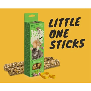 Little One Sticks for guinea pigs, rabbits, degus and chinchillas with meadow grass  ขนมแท่งสำหรับกระต่าย หนูแกสบี้ ชินช