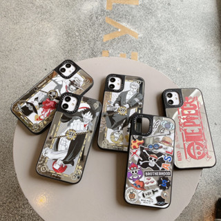 เคสกระจกเทียมลาย (ลายใหม่วันพึช)สำหรับ iphone รุ่น iphone11/11pro/11proMax / iphone12mini / iphone12/12pro / 12proMax