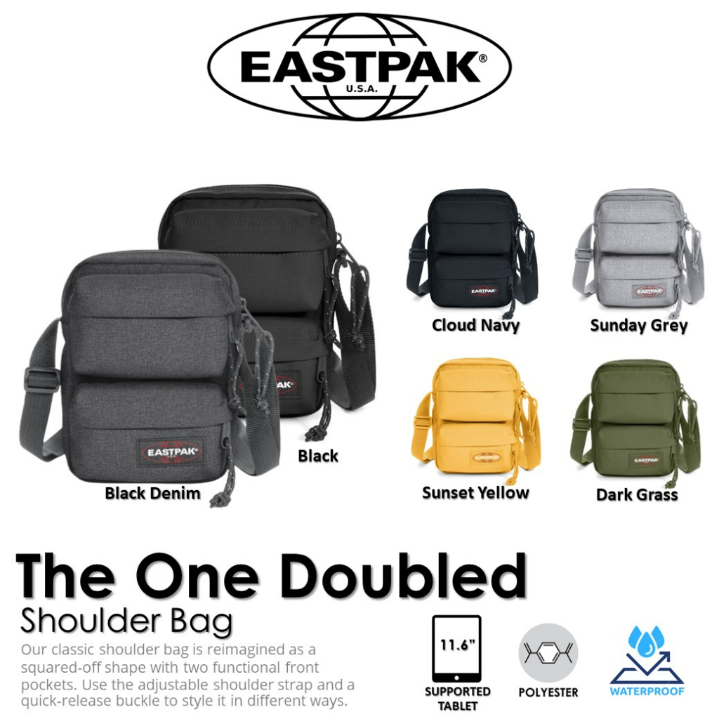 Eastpak THE ONE DOUBLED Shoulder Bag I กระเป๋าสะพายข้าง กระเป๋าสะพายไหล่ กระเป๋าสะพายพาดลำตัว (EK0A5B83)