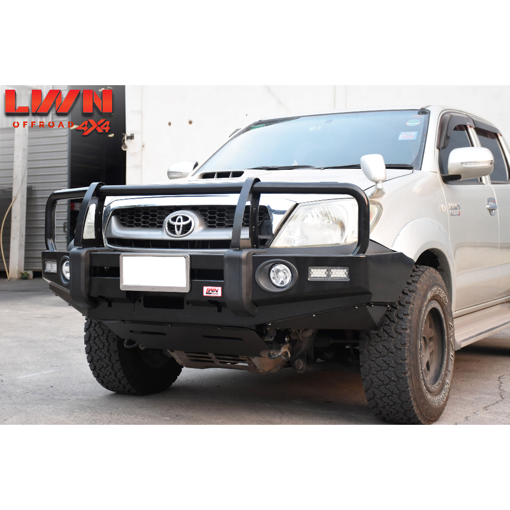 กันชนหน้าVigo 2005-2011 รุ่น FB-003 กันชนเหล็ก 3 เขา ทรงARB แบรนด์ LWN4x4 กันชนวีโก้ออฟโรด Offroad B
