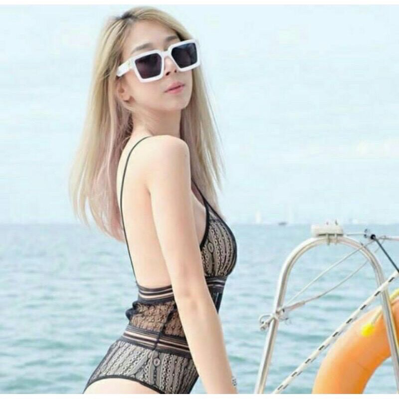 📌โปร ด่วน !! แว่นตาแฟชั่น📌รุ่นขายดี แว่นกันแดด พร็อพไปทะเล สุดชิค มีขาว ดำ แมทช์ได้หลายแบบ Mookrinstyle - รูปที่ 6