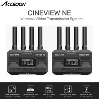 Accsoon CineView HE Wireless Video Transmitter &amp; Receiver Kit