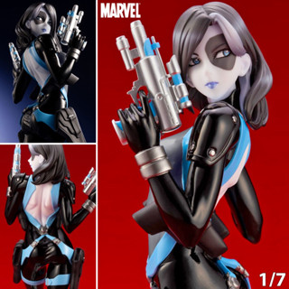 Figure Bishoujo Marvel Comics Universe Deadpool มาร์เวลคอมิกส์ เดดพูล นักสู้พันธุ์เกรียน Domino Neena Thurman โดมิโน 1/7